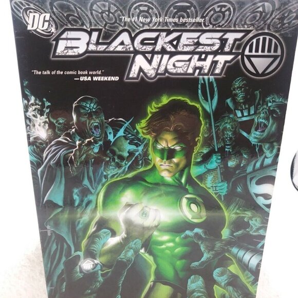 Marvel DC Comics Green Lantern Blackest Night Graphic Novel Geoff Johns Reis - Picture 2 of 10